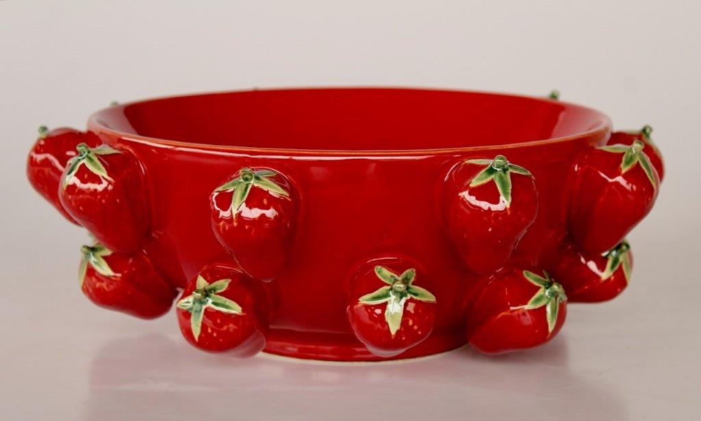 Bowl - Ceramic Strawberries