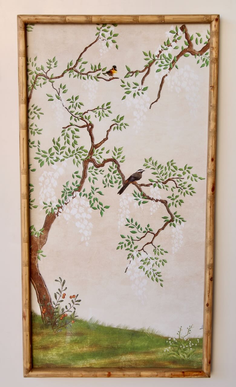 Framed Art - Birds Chinoiserie 85x45
