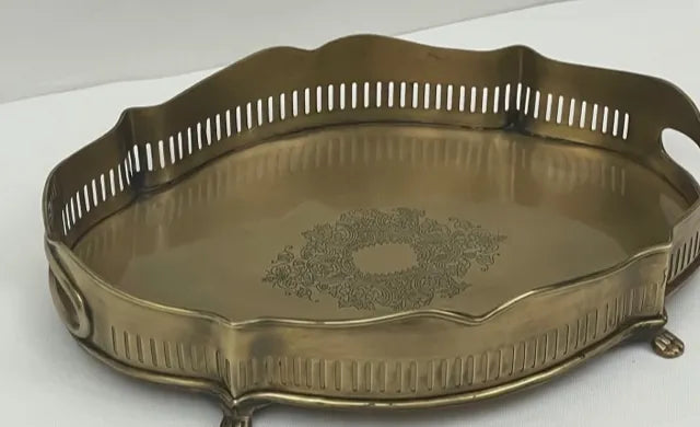 Tray - Brass Antique