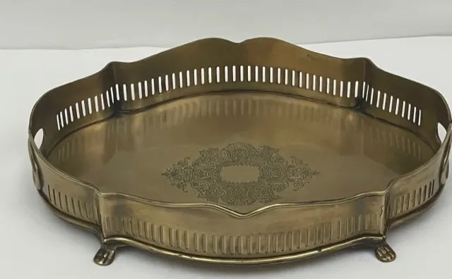 Tray - Brass Antique