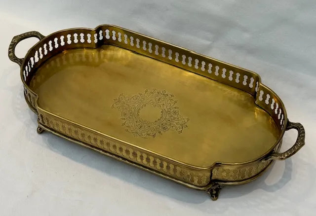 Tray - Brass Italian