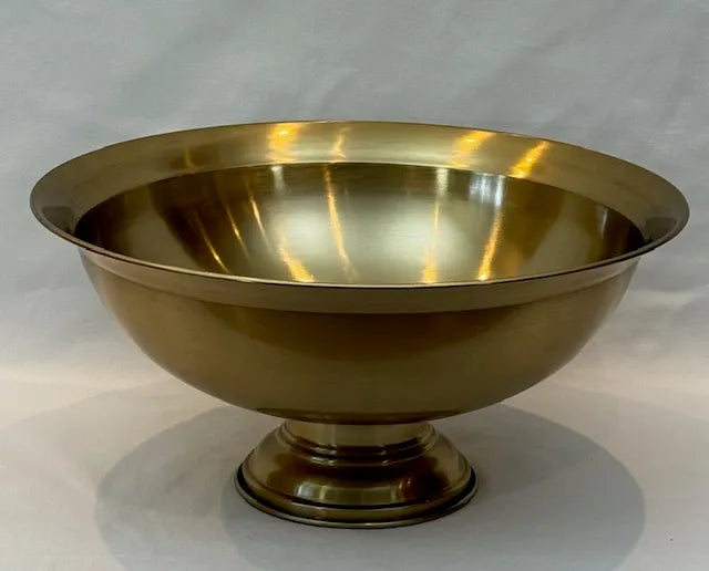 Wine Cooler - Brass Champagne Bowl Elegance 45cm