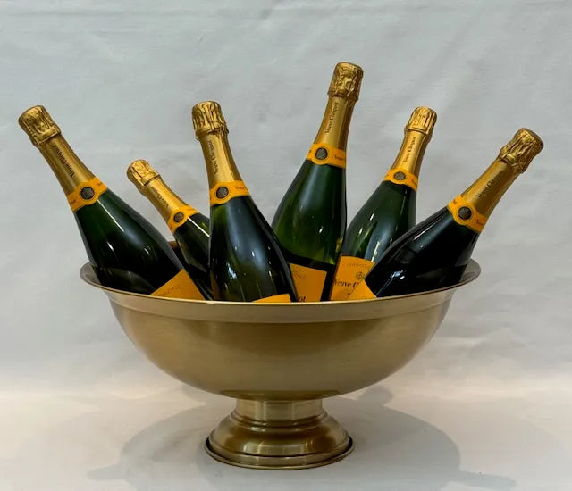 Wine Cooler - Brass Champagne Bowl Elegance 45cm