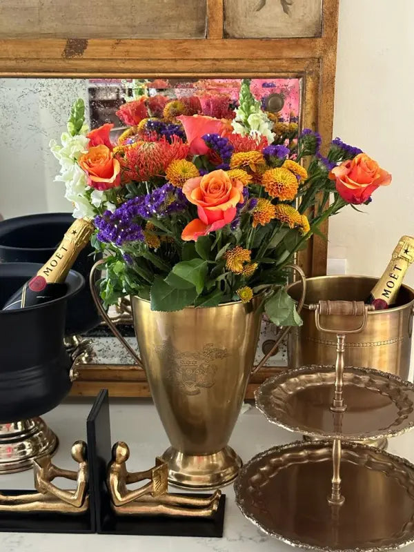 Wine Cooler - Brass Trophy