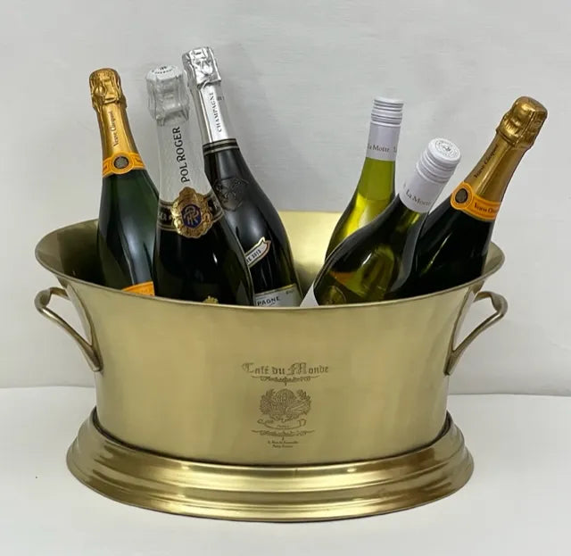 Wine Cooler - Brass Tub Large Cafe