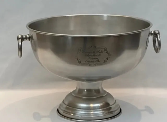 Wine Cooler - Silver Champagne Bowl Elevated