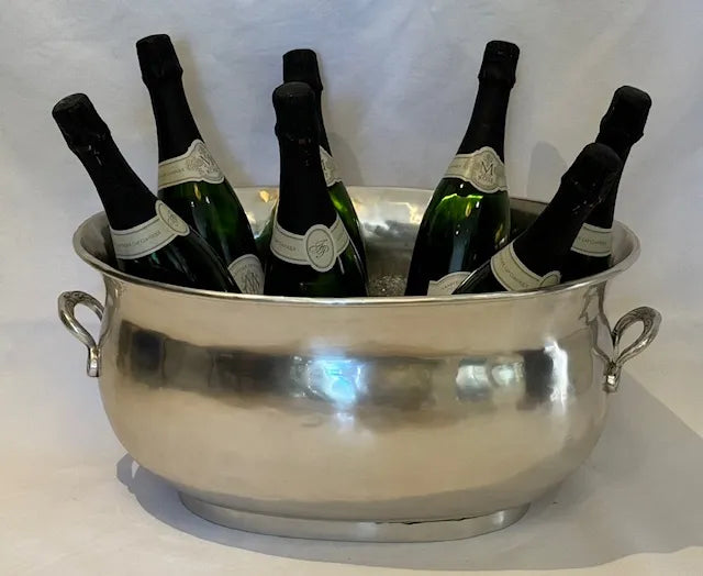 Wine Cooler - Silver Handled Tub Large XL