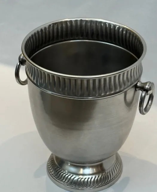 Wine Cooler - Silver Ice Bucket Ring Handled
