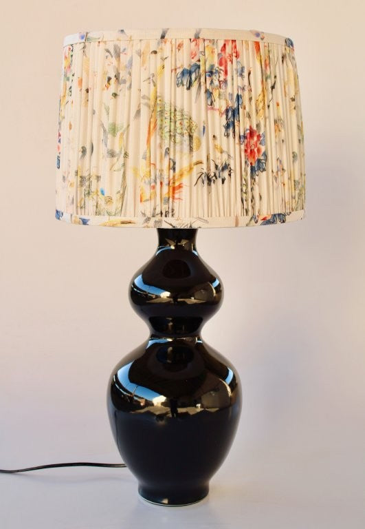 Table Lamp - Black Base With Avian Shade