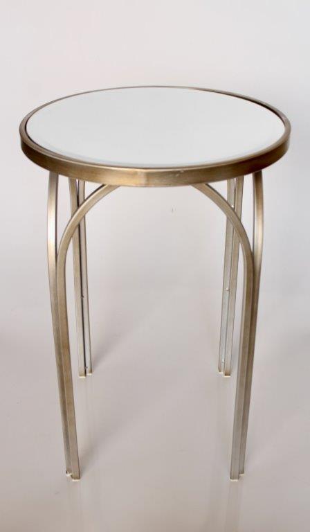 Table - Silver Mirror Round